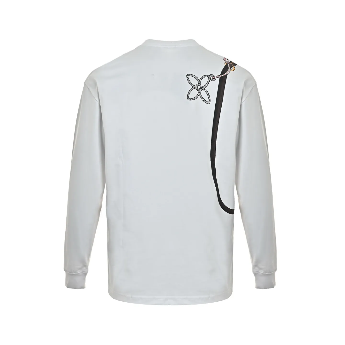 Louis Vuitton/Louis Vuitton chest bag printed long-sleeved T-shirt